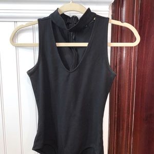 black bodysuit